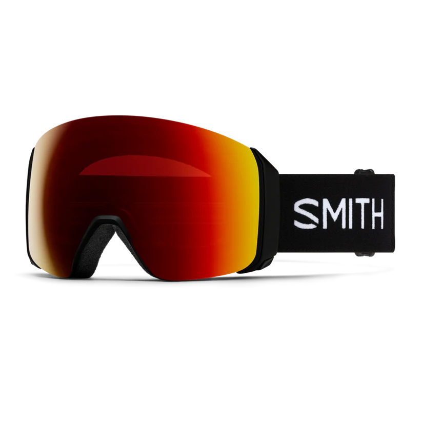 Smith 4D Mag XL Ski Goggle CP Sun Red Mirror St Yellow Flash Black