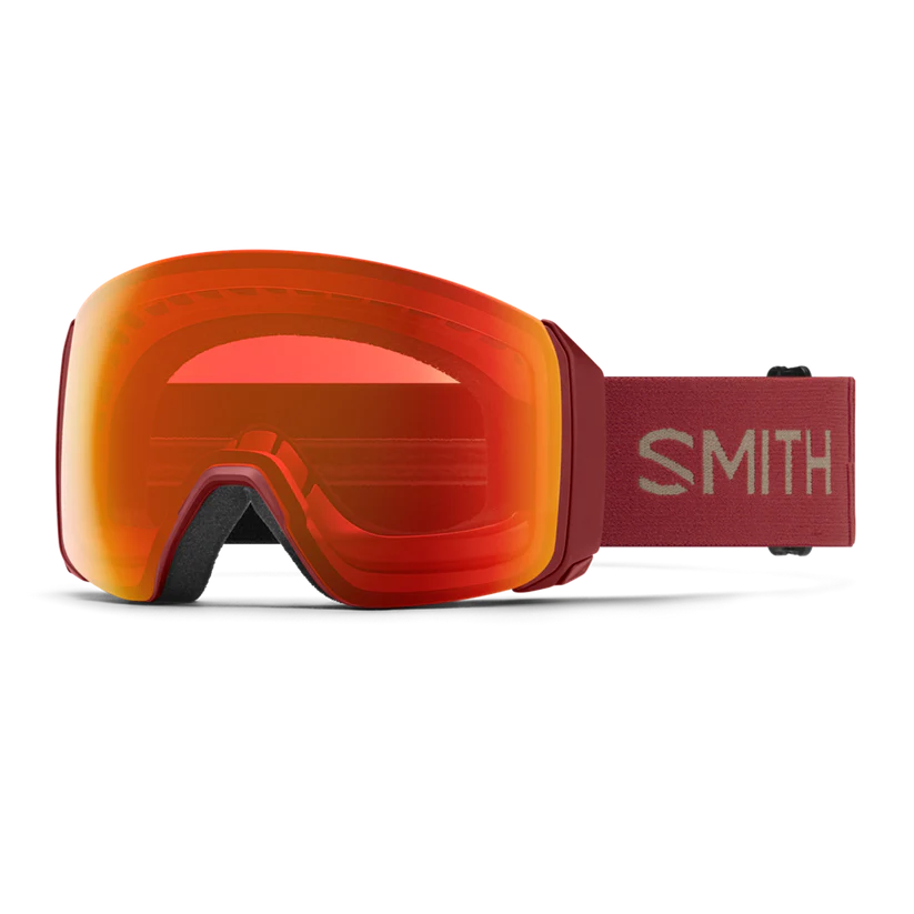 Smith 4D Mag XL Ski Goggle CP Ev Red Mirror St Yellow Flash Ironwood