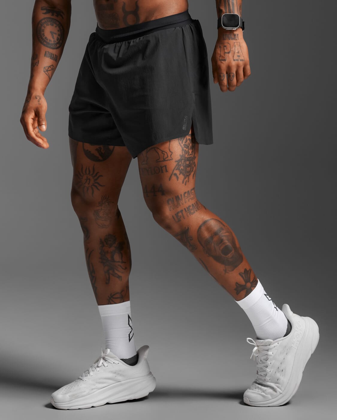 2XU Mens Light Speed Stash 5 Inch Shorts