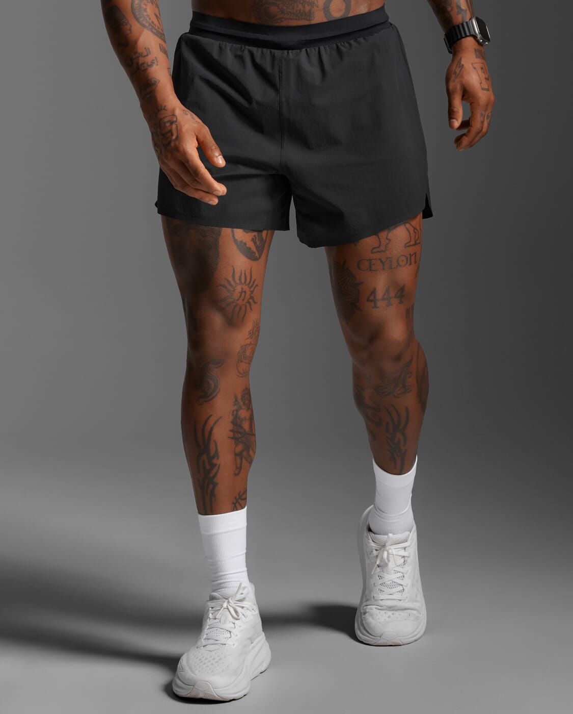 2XU Mens Light Speed Stash 5 Inch Shorts