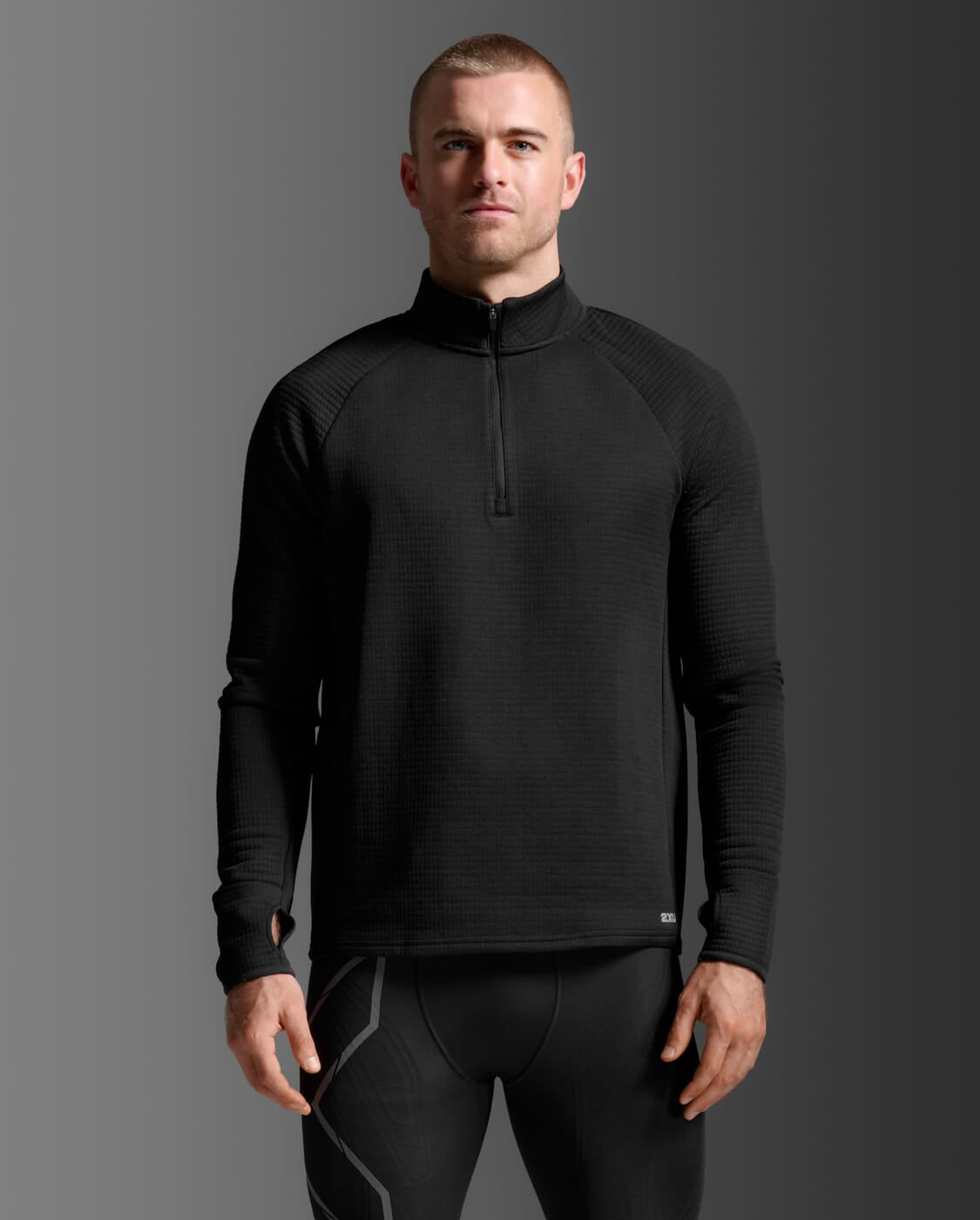 2XU Mens Ignition Hyper-Haptic 1/4 Zip