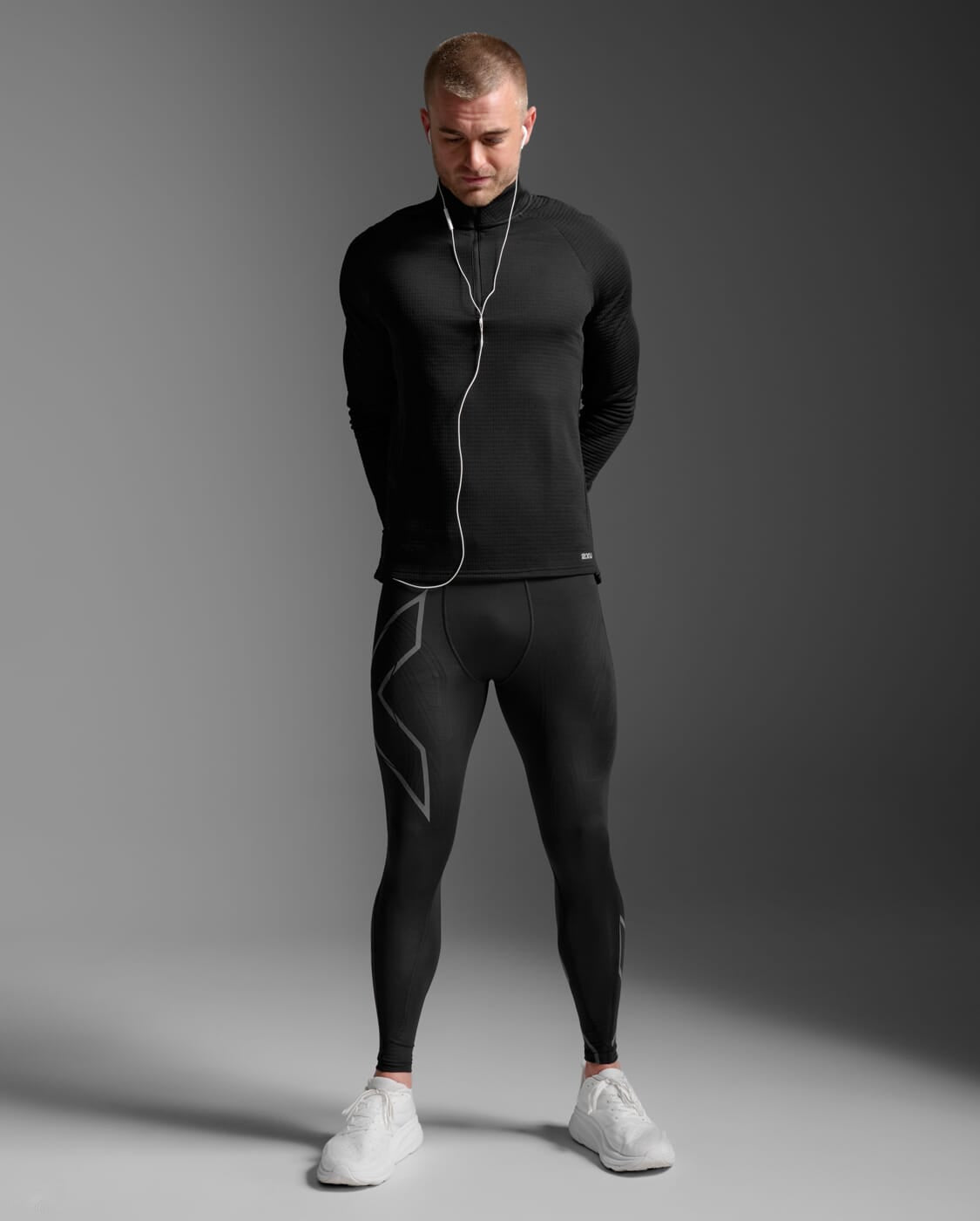 2XU Mens Ignition Hyper-Haptic 1/4 Zip
