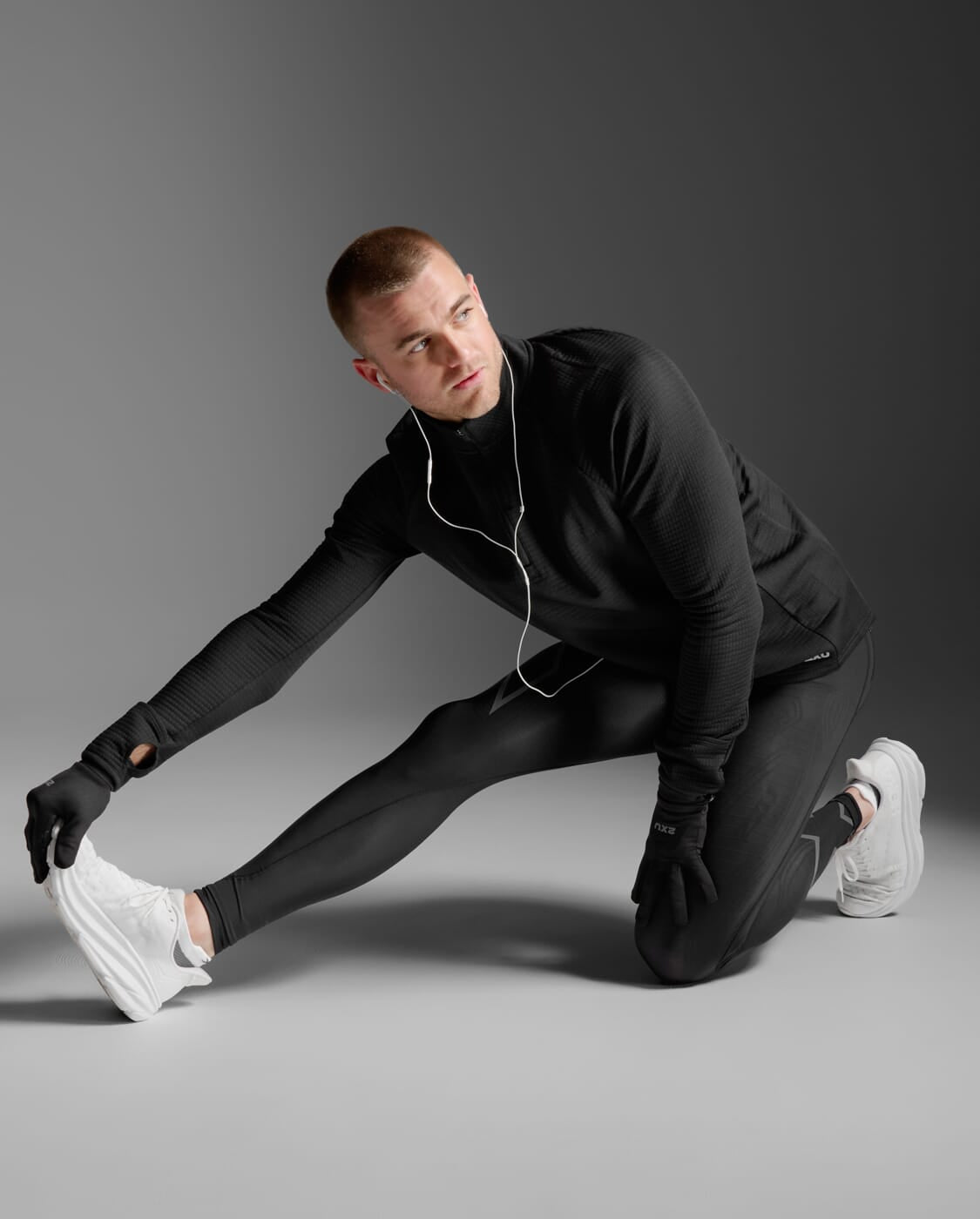 2XU Mens Ignition Hyper-Haptic 1/4 Zip