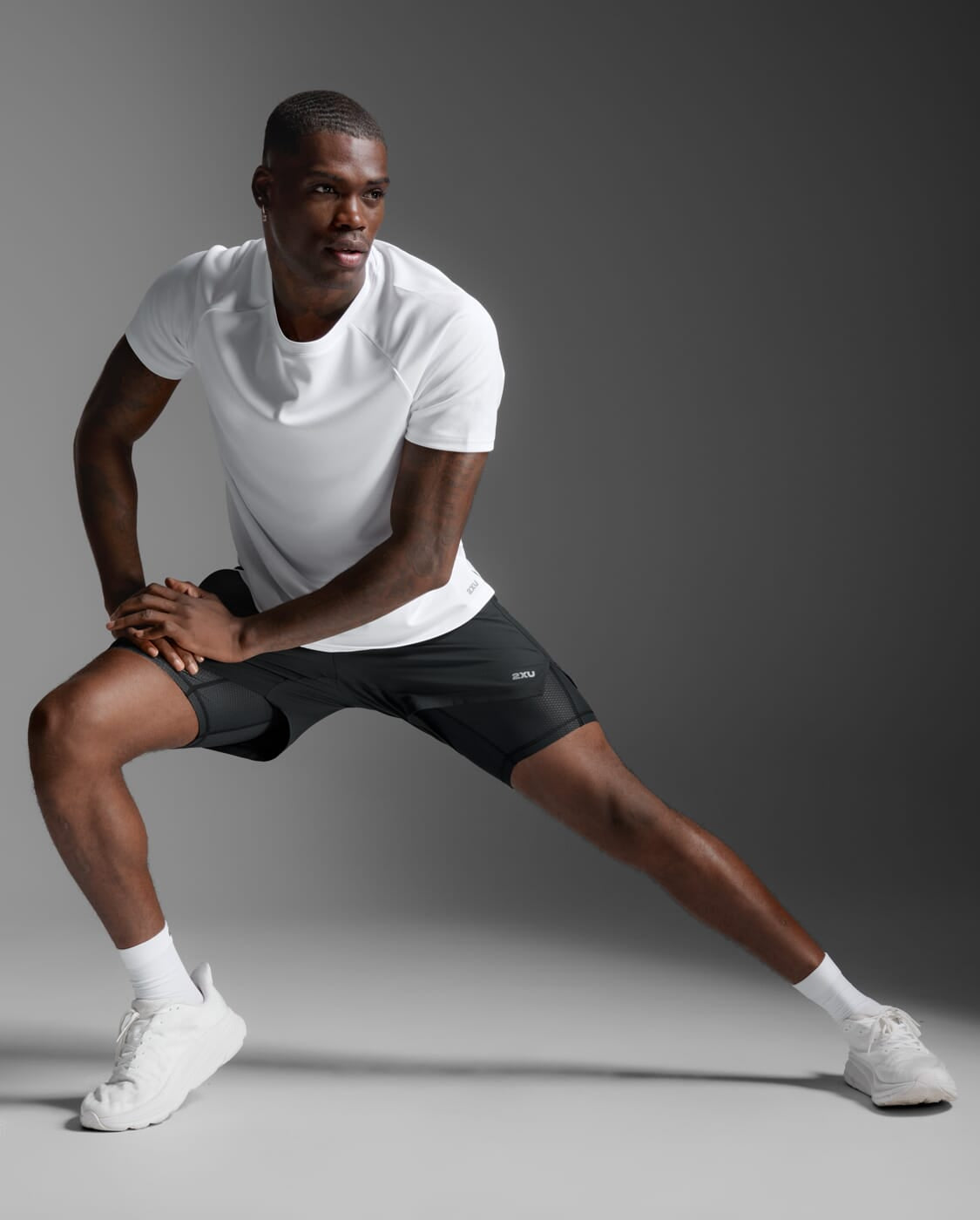 2XU Mens Aero Mesh 2-in-1 5 Inch Shorts