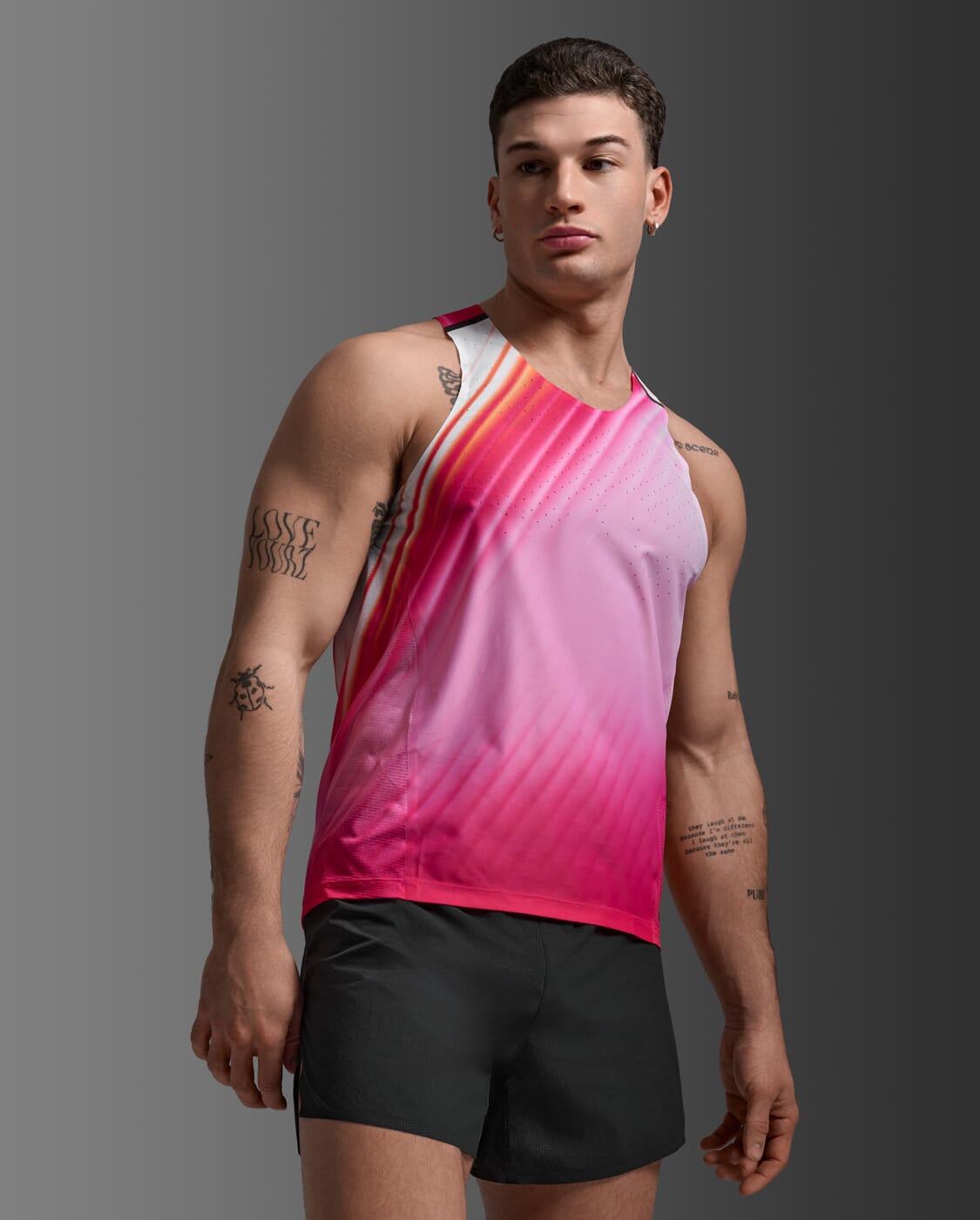 2XU Mens Light Speed React Singlet