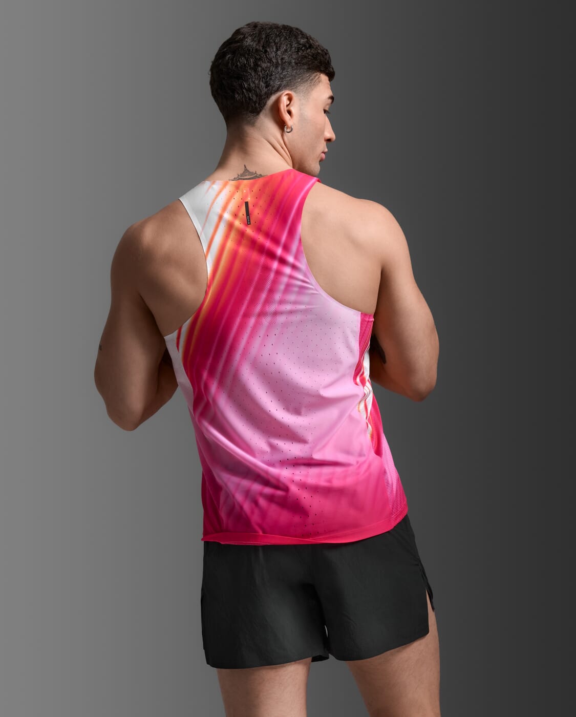 2XU Mens Light Speed React Singlet