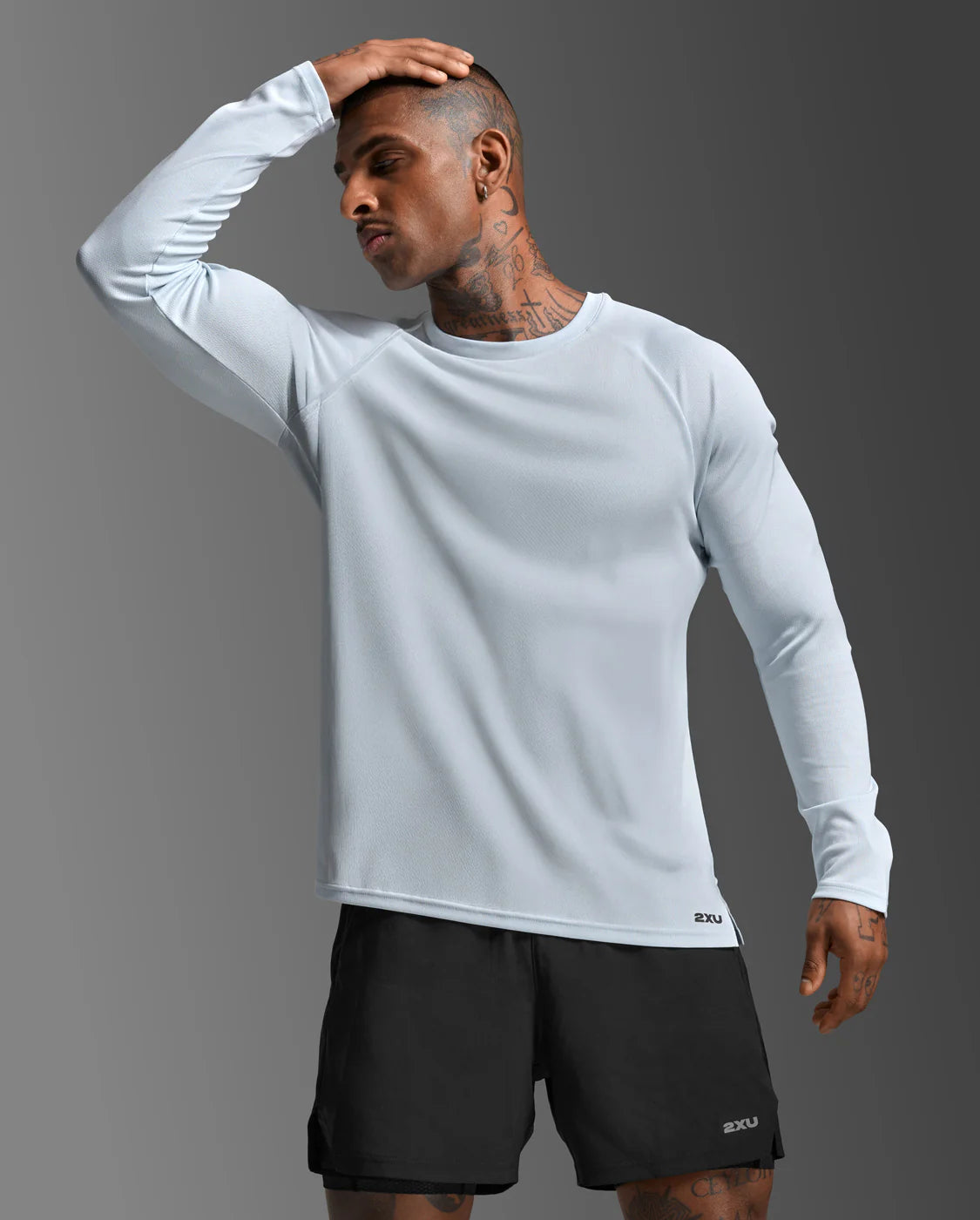 2XU Mens Aero Mesh Long Sleeve