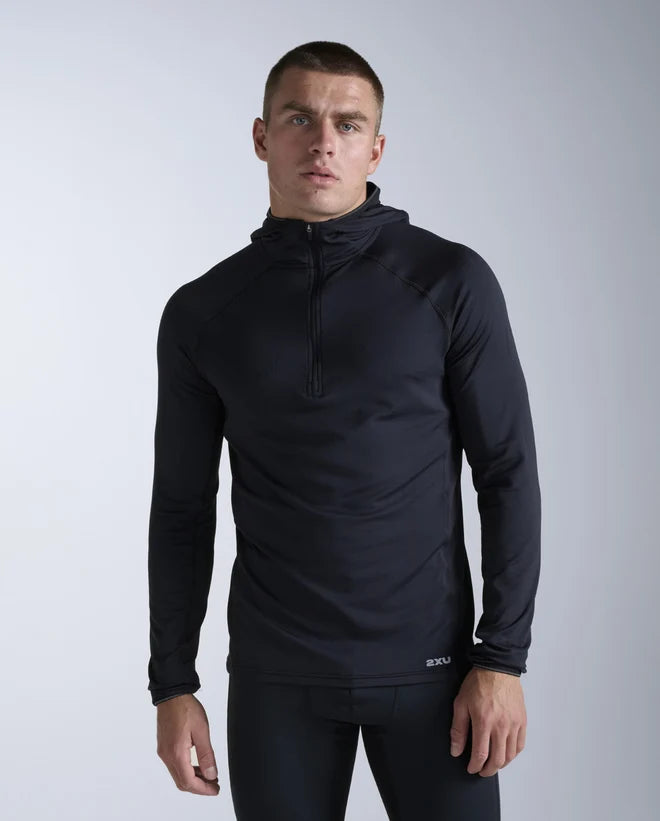 2XU Mens Ignition Grid 1/2 Zip Hoodie