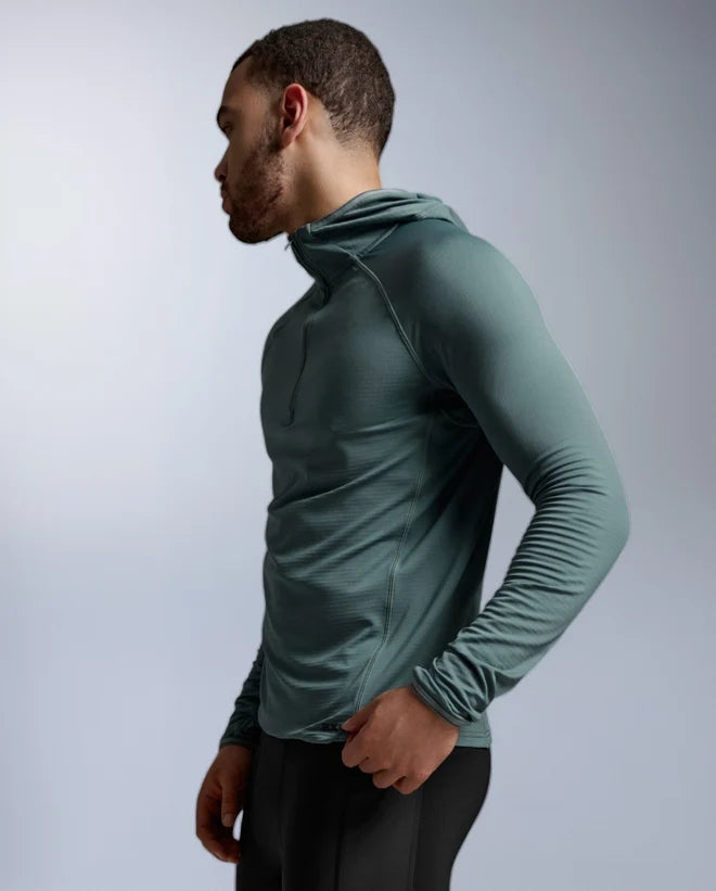 2XU Mens Ignition Grid 1/2 Zip Hoodie