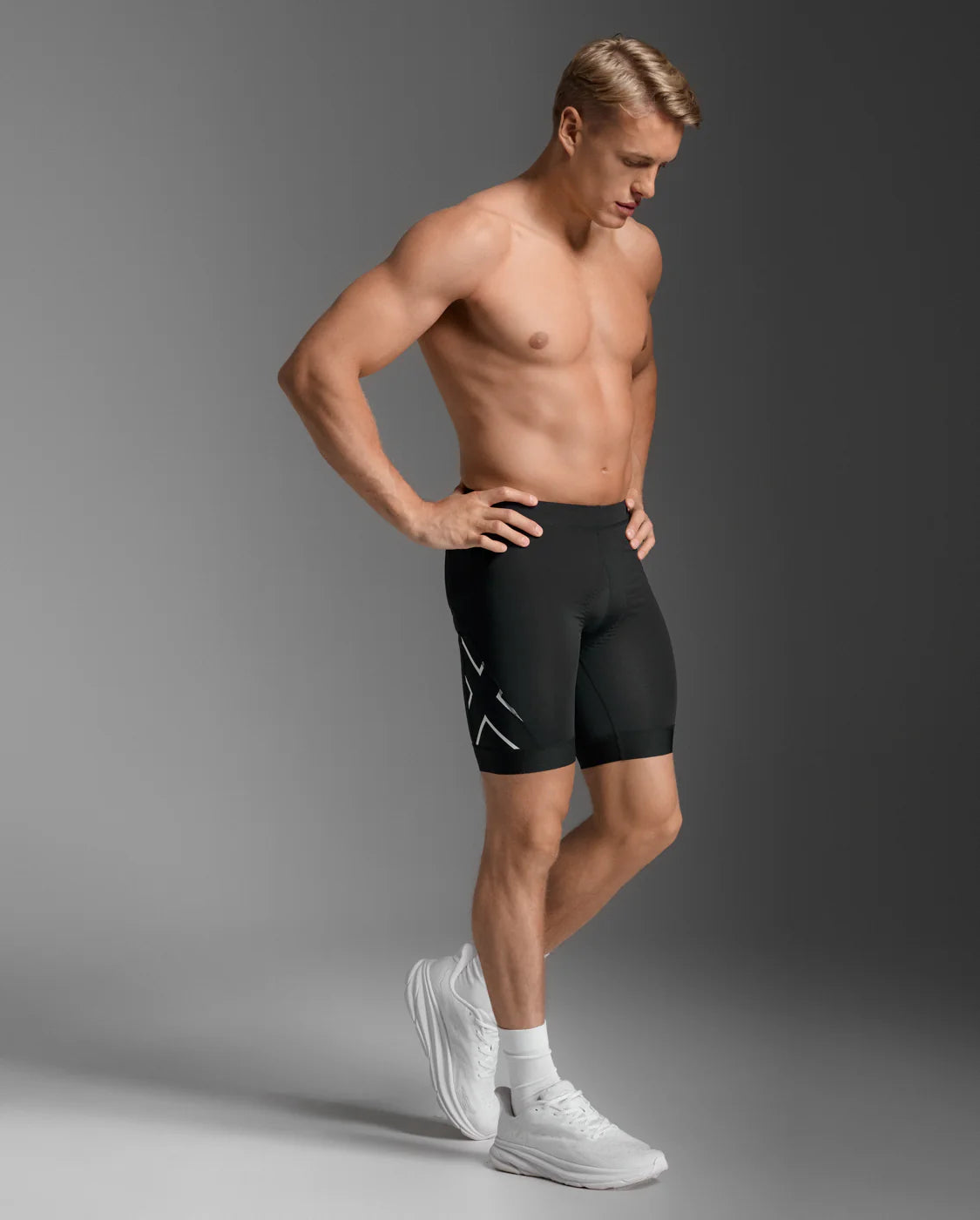 2XU Mens Core Tri 8 Inch Short