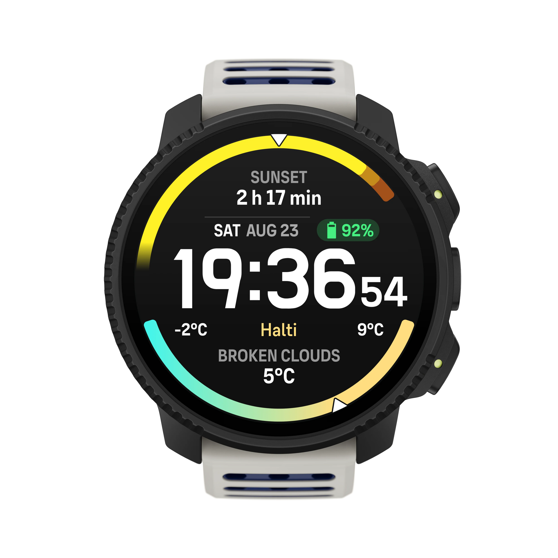 Suunto Vertical 2 GPS Watch Arctic Grey - Stainless Steel Bevel