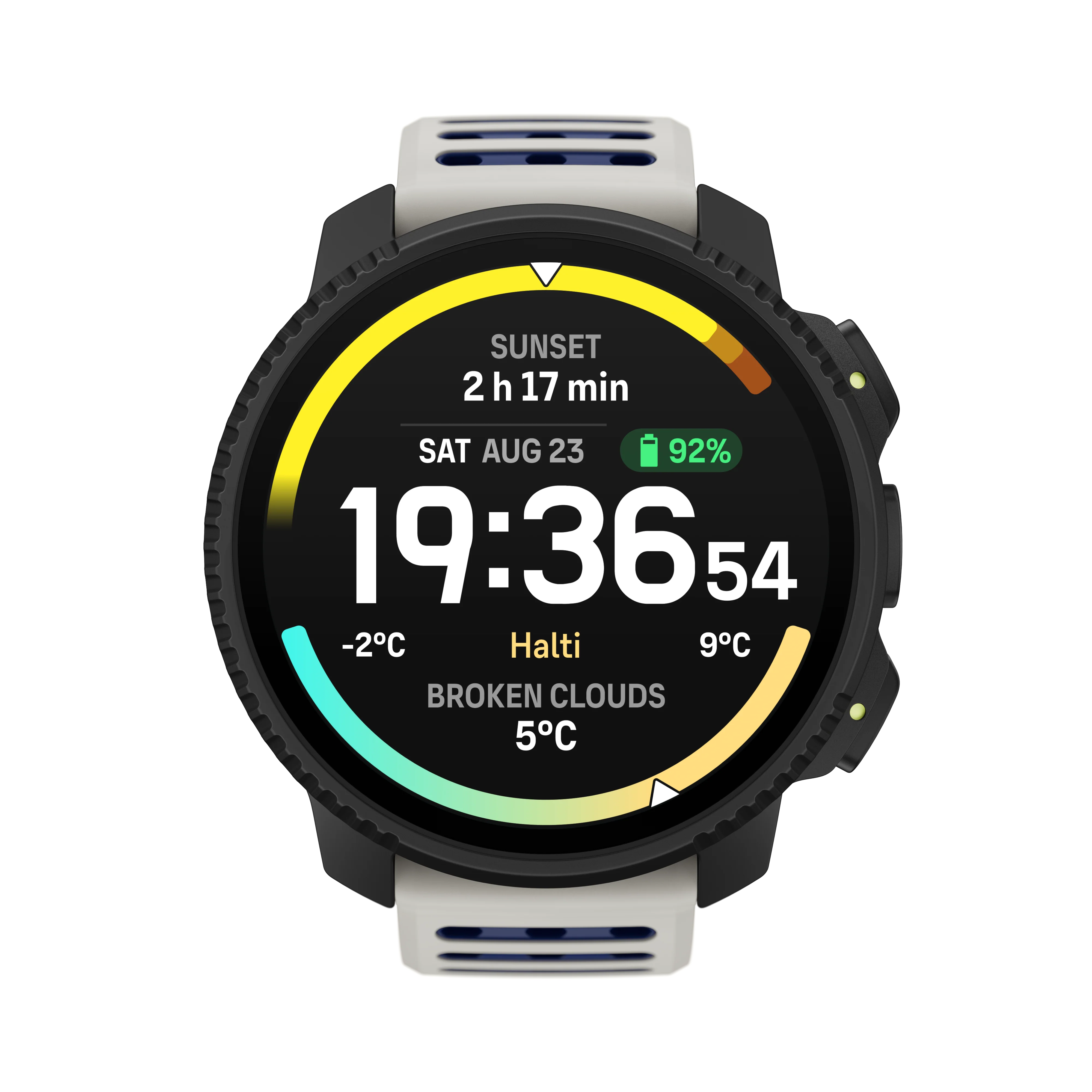 Suunto Vertical 2 GPS Watch Arctic Grey - Stainless Steel Bevel