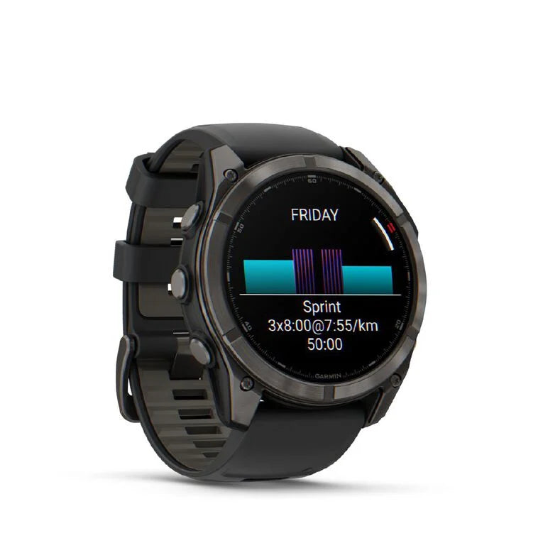 Garmin fenix 8 Pro GPS Watch AMOLED, Sapphire Screen, Sapphire Bezel