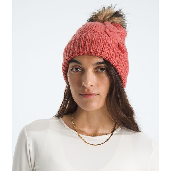 TNF Womens Oh Mega Fur Pom Beanie