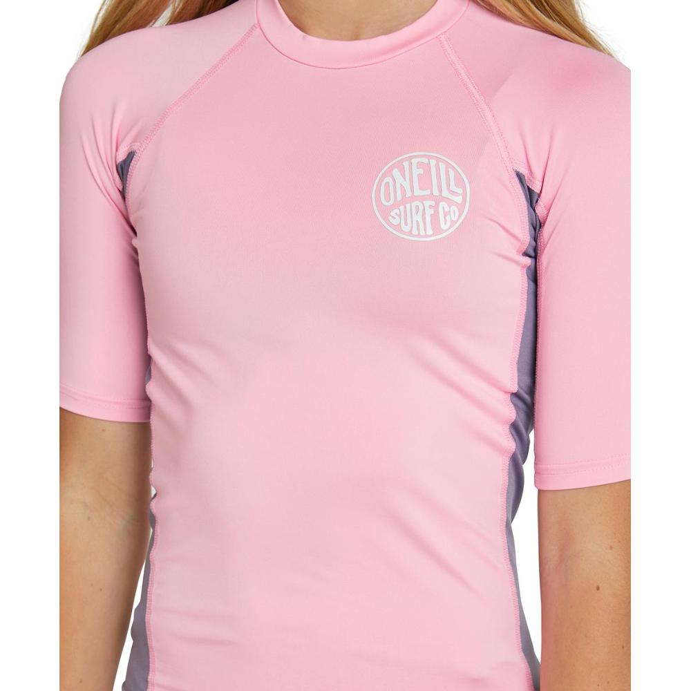 Oneill Girls Classic Uv Short Sleeve Rash Vest
