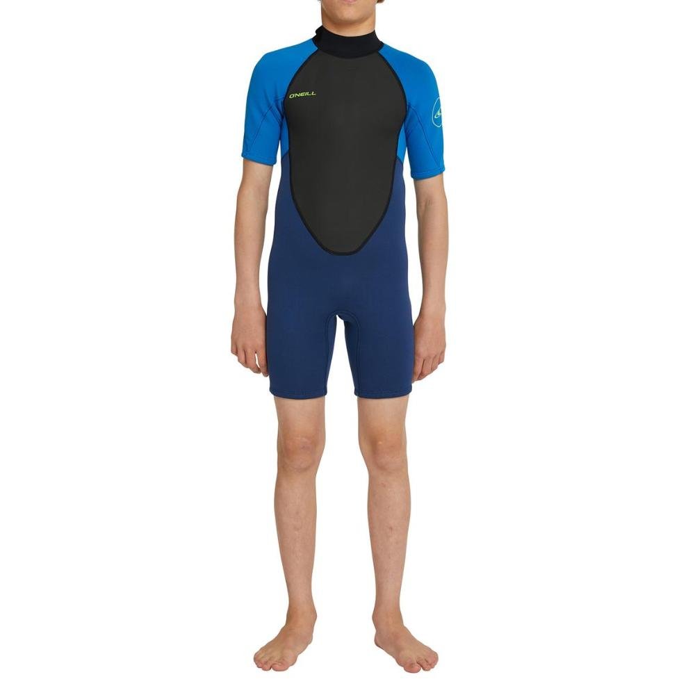 Oneill Boys Reactor 2 Back Zip Short Sleeve 2mm Springsuit