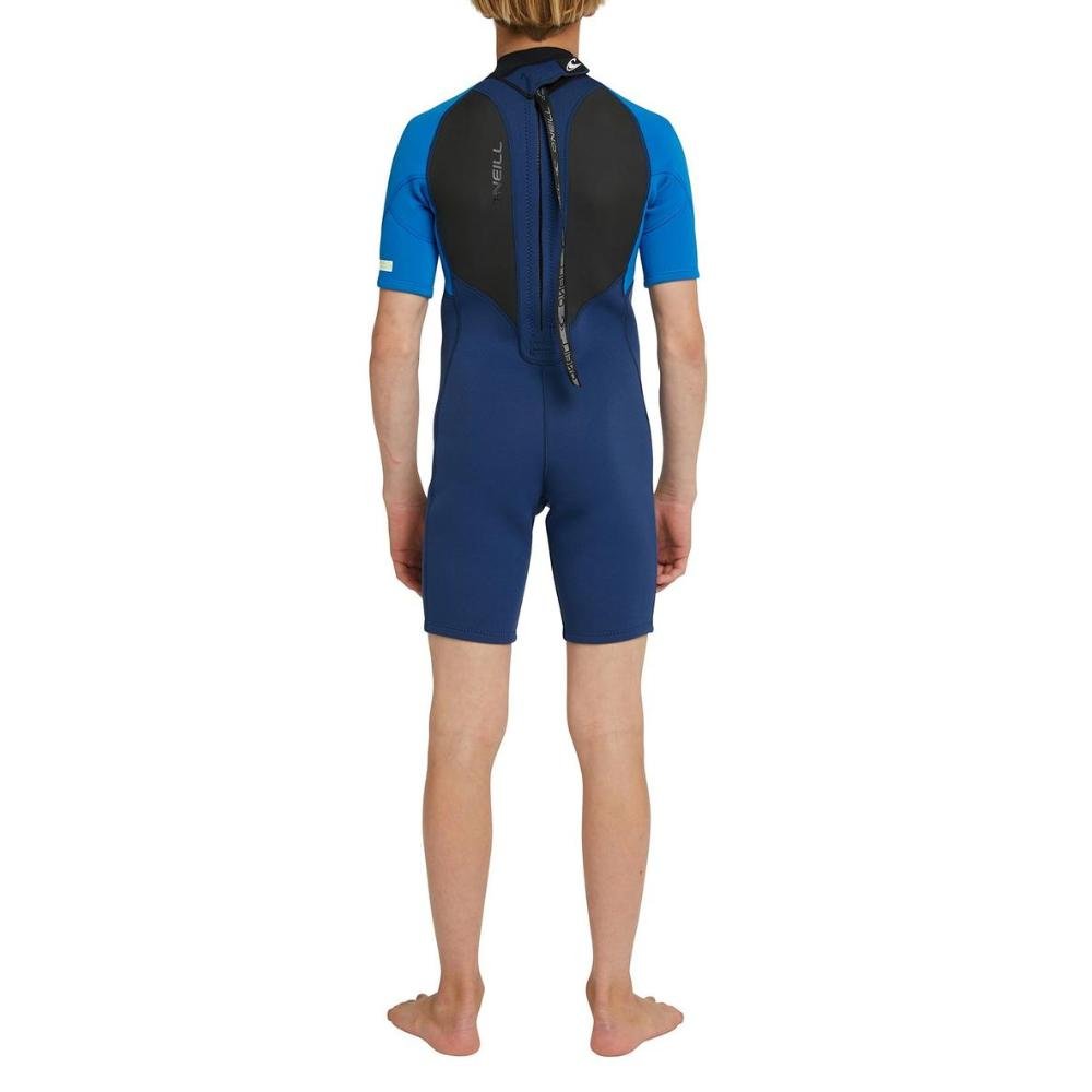 Oneill Boys Reactor 2 Back Zip Short Sleeve 2mm Springsuit