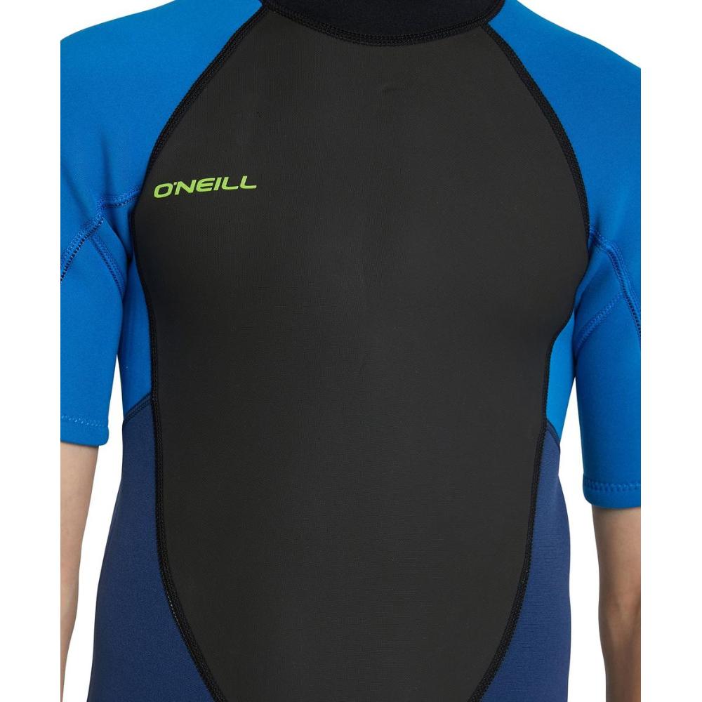 Oneill Boys Reactor 2 Back Zip Short Sleeve 2mm Springsuit