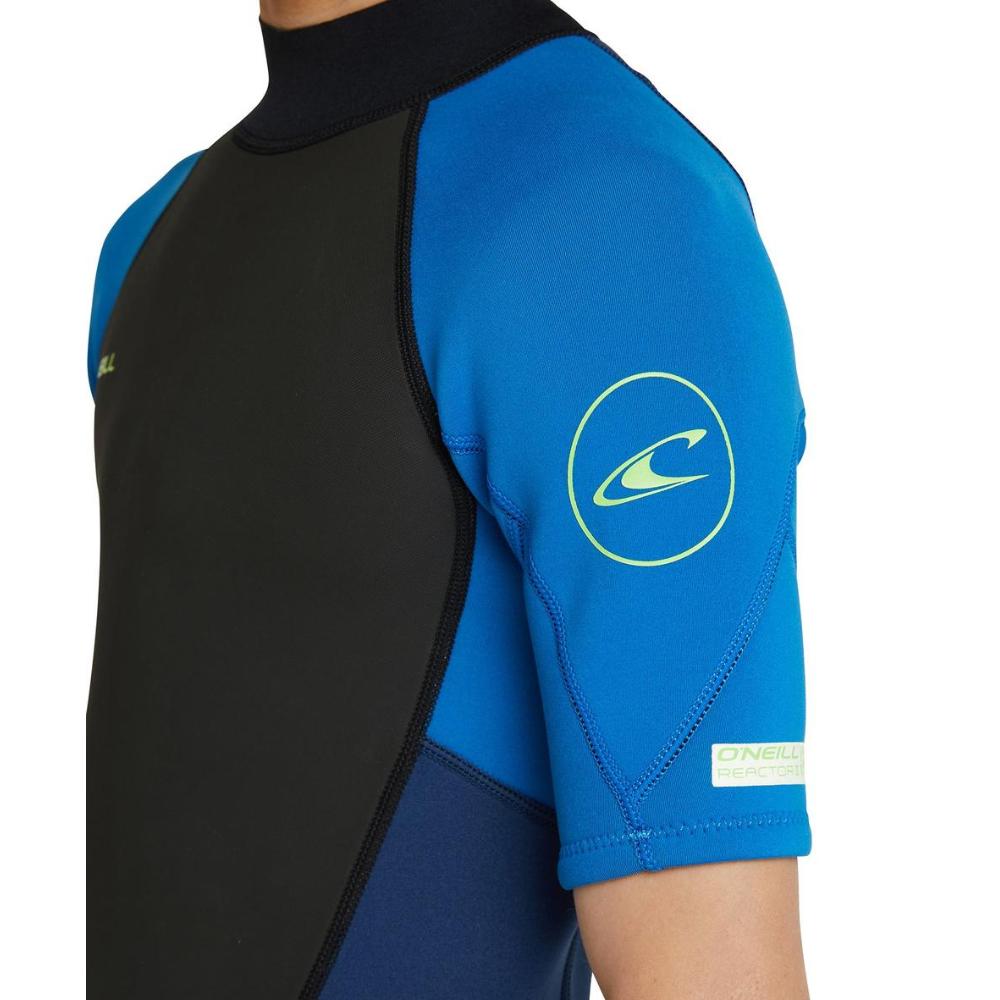Oneill Boys Reactor 2 Back Zip Short Sleeve 2mm Springsuit