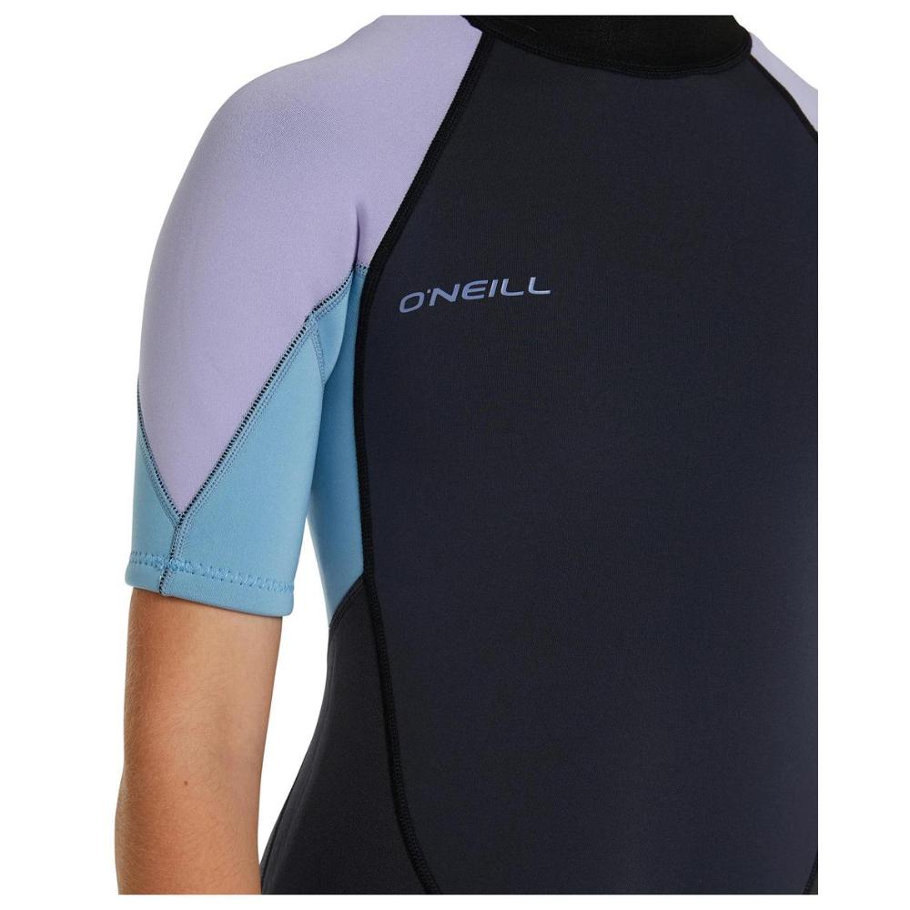 Oneill Girls Reactor 2 Back Zip Short Sleeve 2mm Springsuit