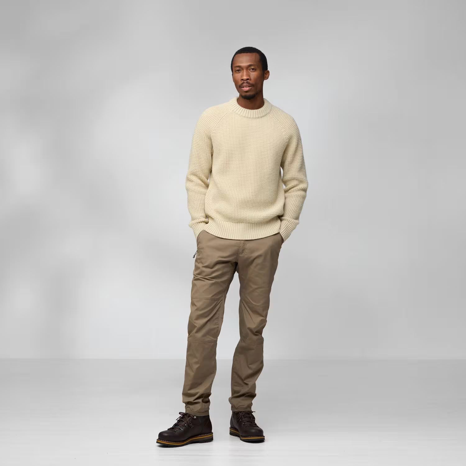Fjallraven Mens Ovik Waffle Knit