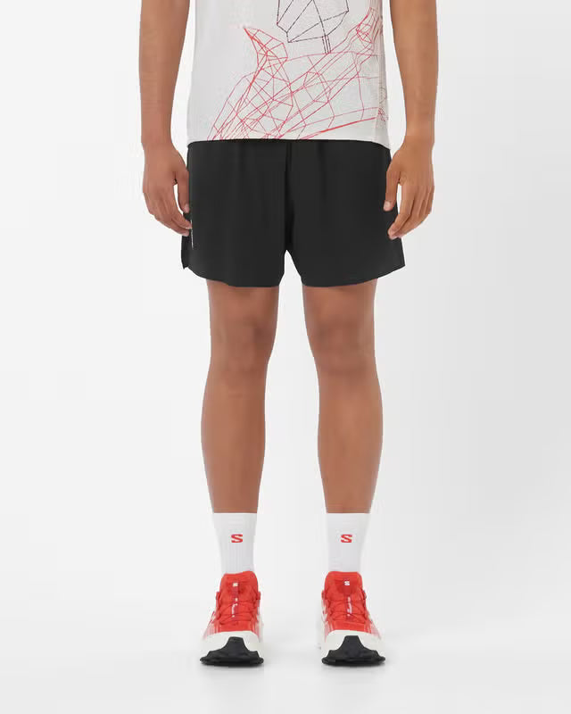 Salomon Mens Sense Aero Stow 5 Inch Shorts