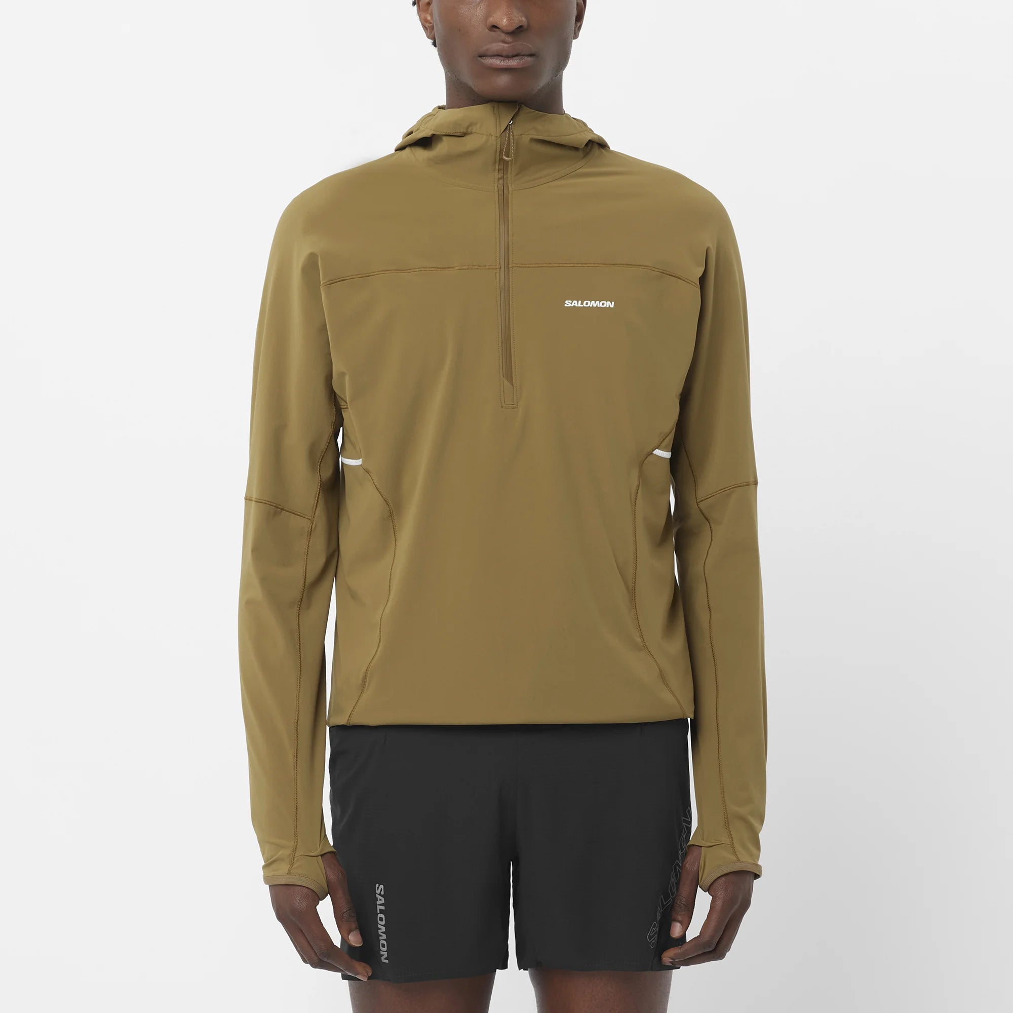 Salomon Men's Sense Aero Hybrid Half-Zip Hoodie