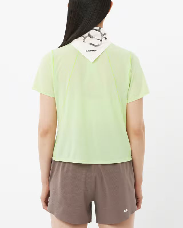 Salomon Womens SHAKEout Air Cropp SS Tee