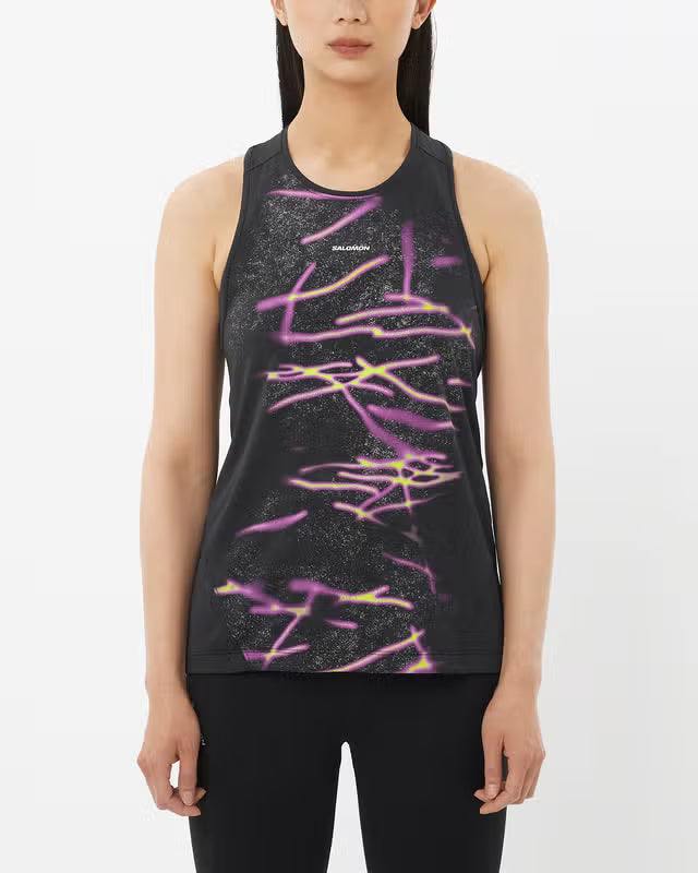 Salomon Womens SHAKEout Core Tank GFX