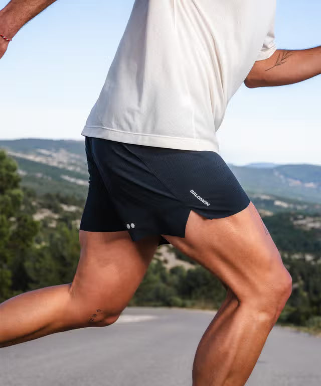 Salomon Mens Sense Aero Stow 5 Inch Shorts