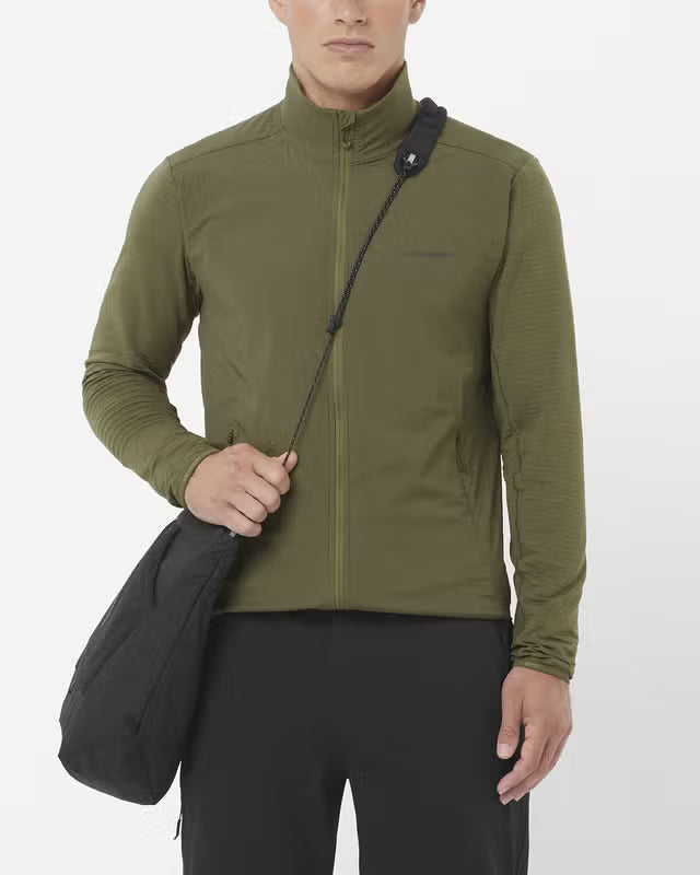 Salomon Mens Essential Lightwarm Hybrid Jacket