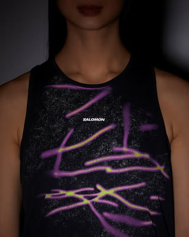 Salomon Womens SHAKEout Core Tank GFX