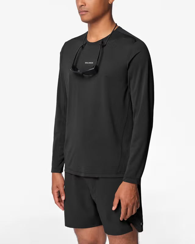 Salomon Mens SHAKEout Core Long-Sleeved GFX Tee