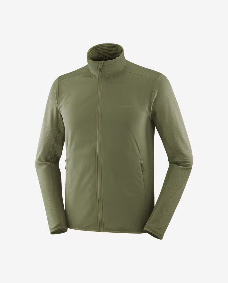 Salomon Mens Essential Lightwarm Hybrid Jacket