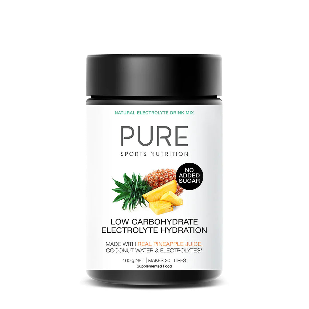 Pure Sports Nutrition Low Carb Electrolyte Drink 160g 160gm Pineapple