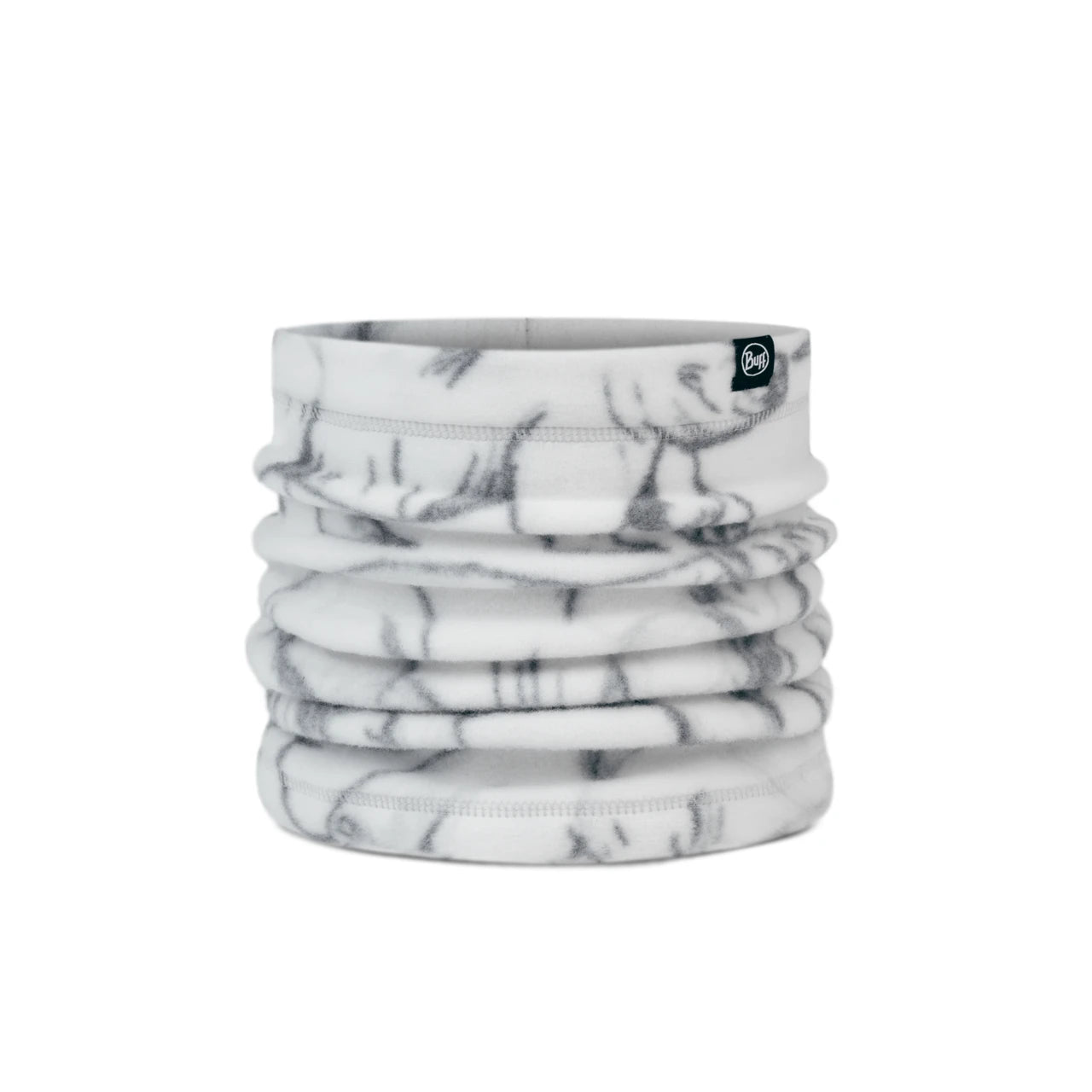 Buff Polar Prints Neckwarmer One Size Bargy White
