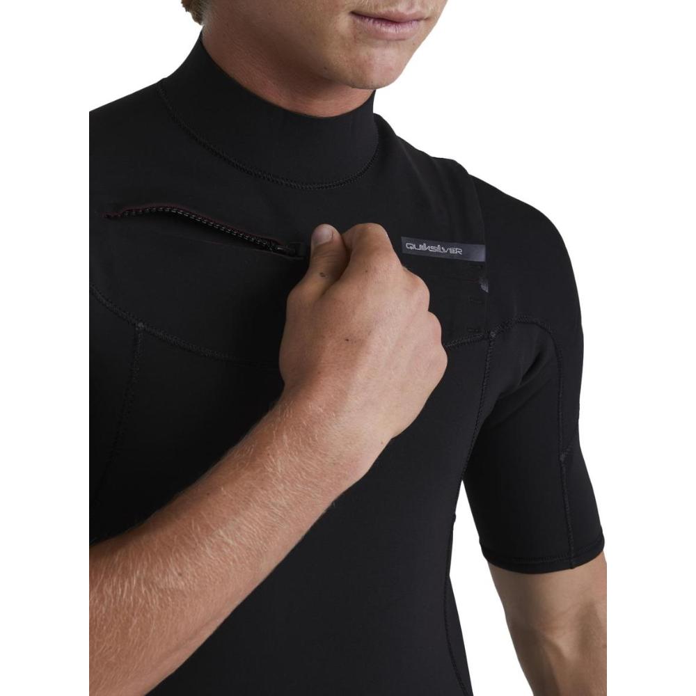 Quiksilver Mens Everyday Sessions 2/2 Short Sleeve Chest Zip
