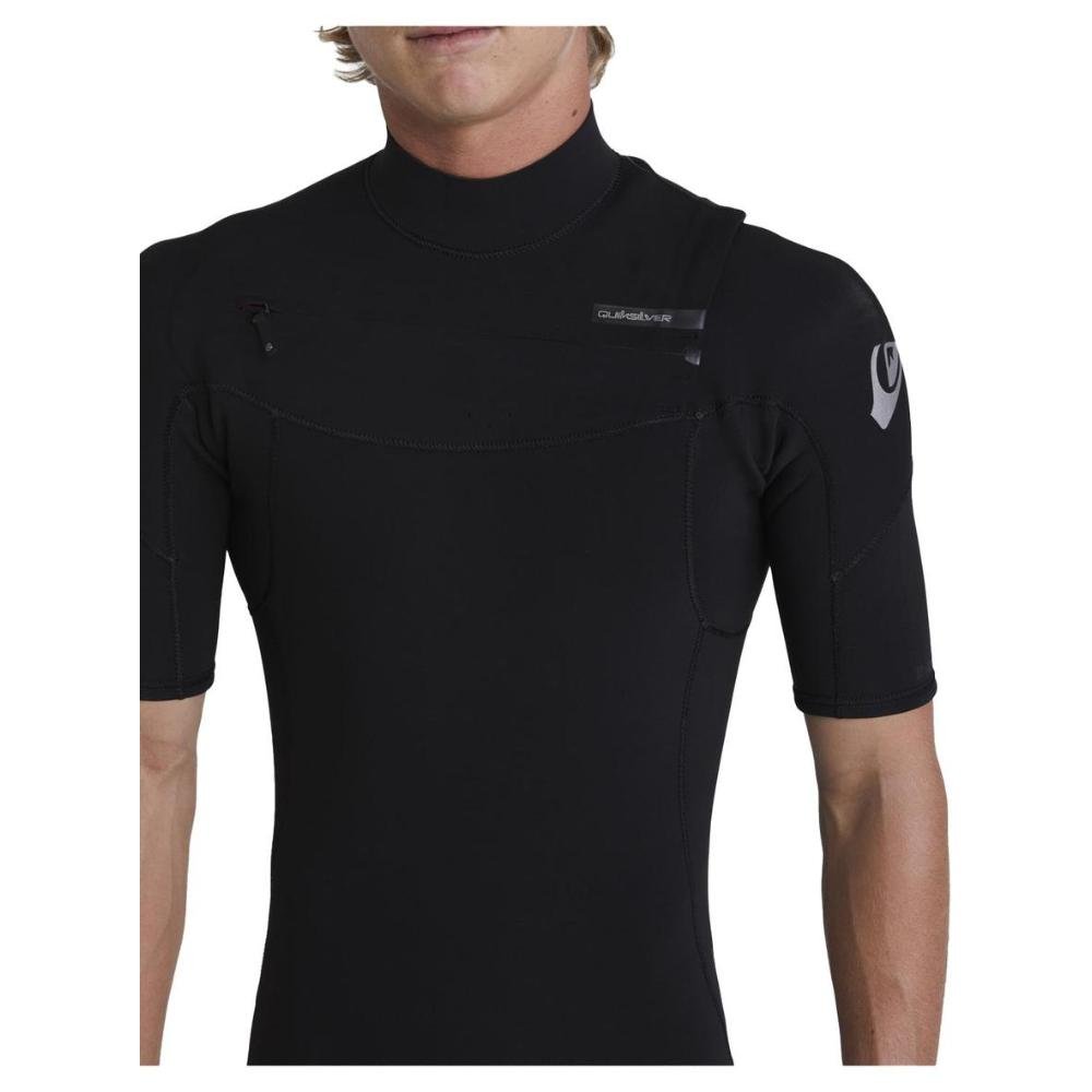 Quiksilver Mens Everyday Sessions 2/2 Short Sleeve Chest Zip