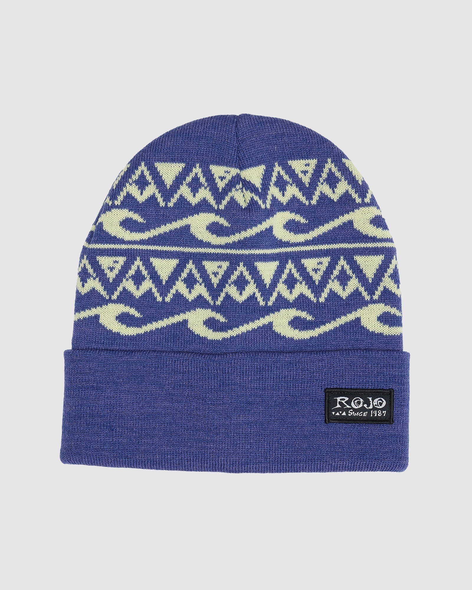 Rojo Womens Mountains & Oceans Beanie