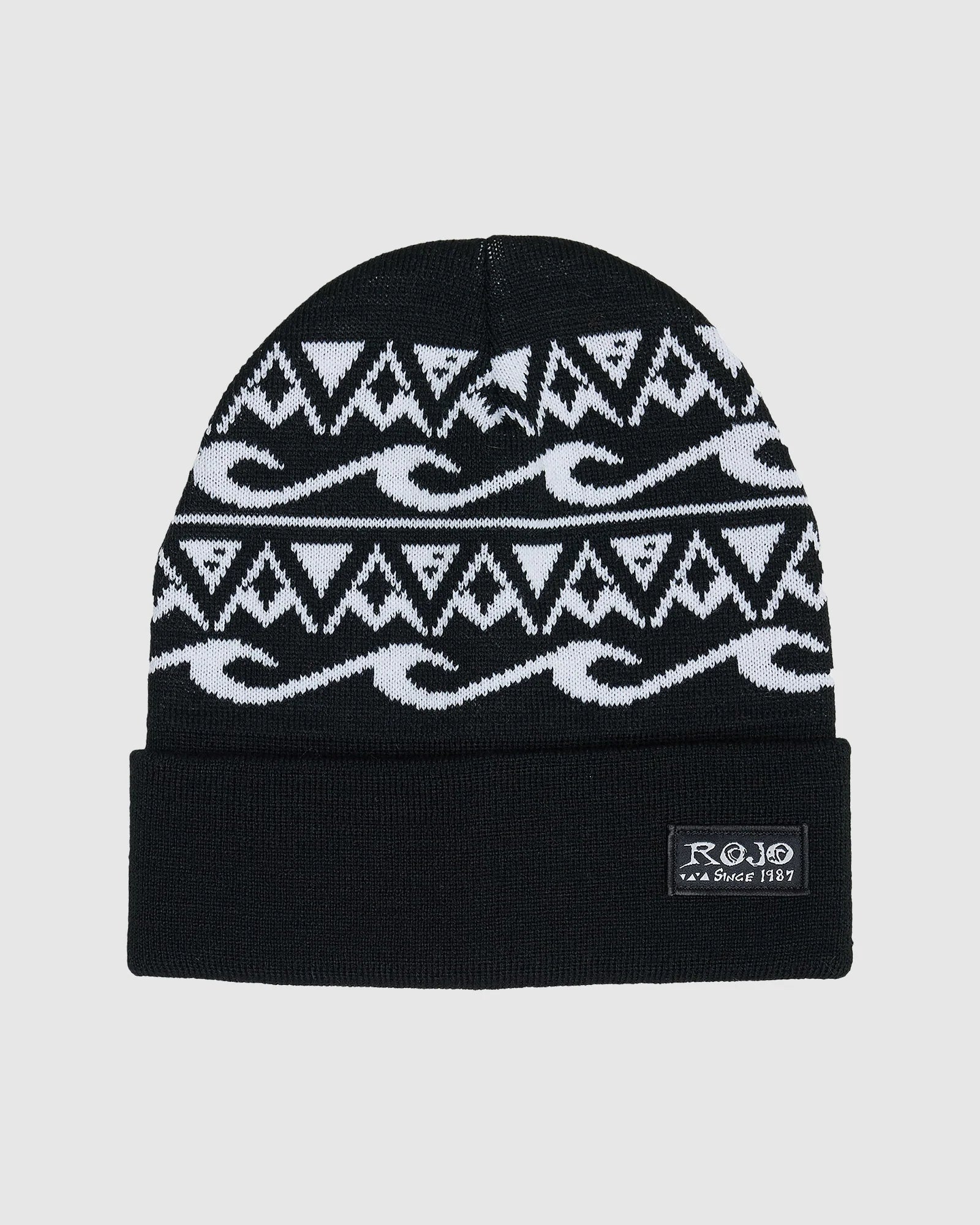 Rojo Womens Mountains & Oceans Beanie
