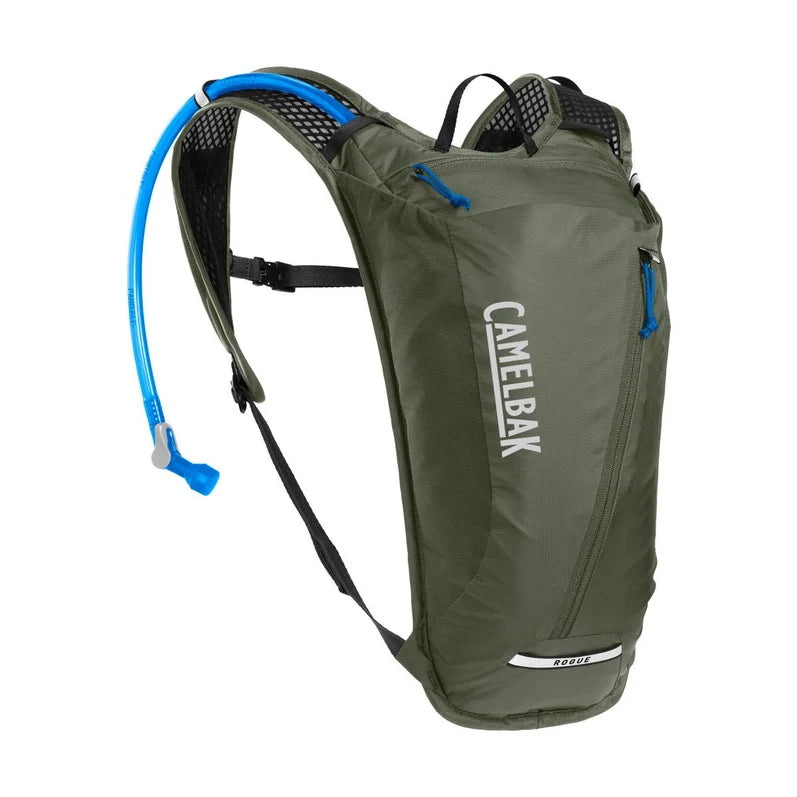 CamelBak Rogue Light 7 Bike Hydration Pack with Crux 2L Reservoir Dusty Olive