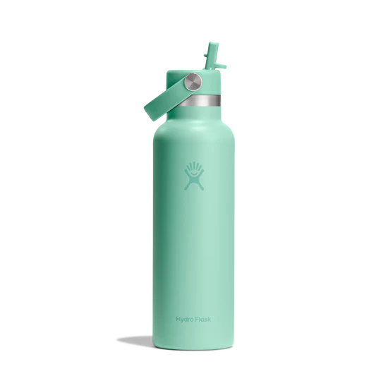 Hydro Flask Standard Mouth with Flex Straw Bottle 621ml Mermaid Green