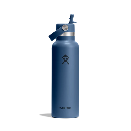Hydro Flask Standard Mouth with Flex Straw Bottle 621ml Harbor Blue
