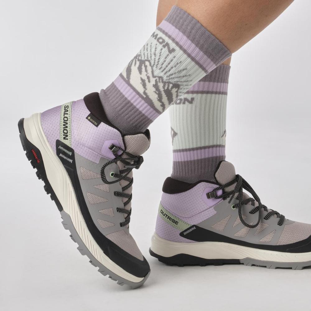 Salomon Womens Outrise Mid GTX Shoes