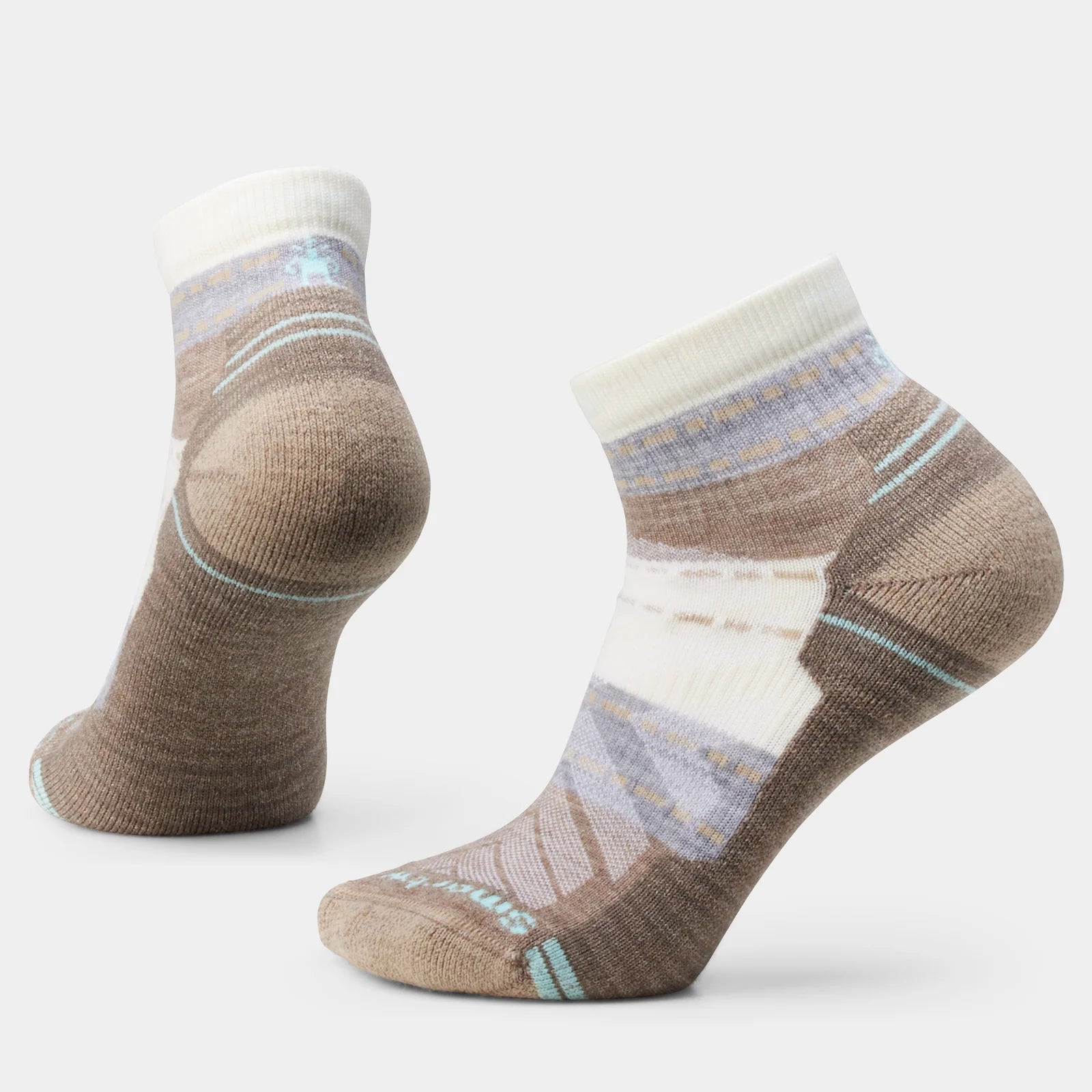 Smartwool Womens Hike Light Cushion Margarita Ankle Socks NATURAL