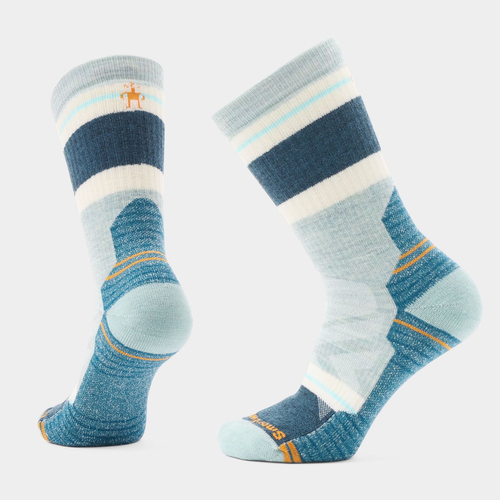 Smartwool Womens Hike Full Cushion Saturnsphere Crew Socks Frosty Green