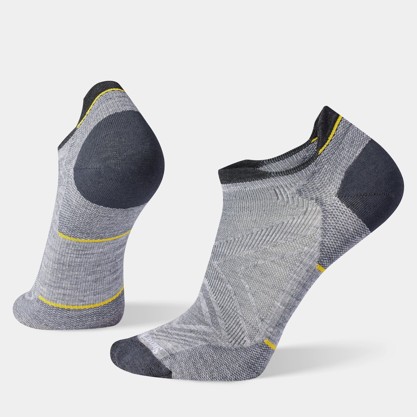 Smartwool Run Zero Cushion Low Ankle Socks Light Gray