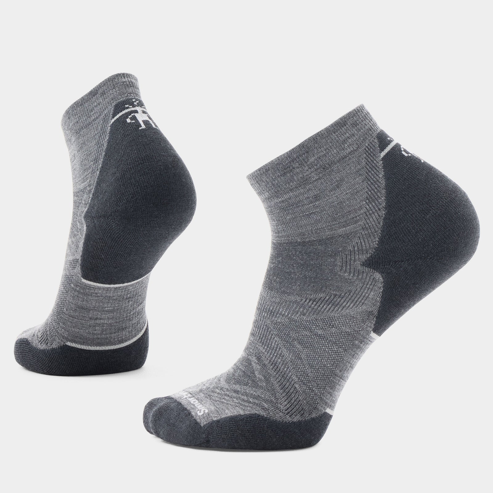 Smartwool Run Targeted Cushion Ankle Socks Medium Gray