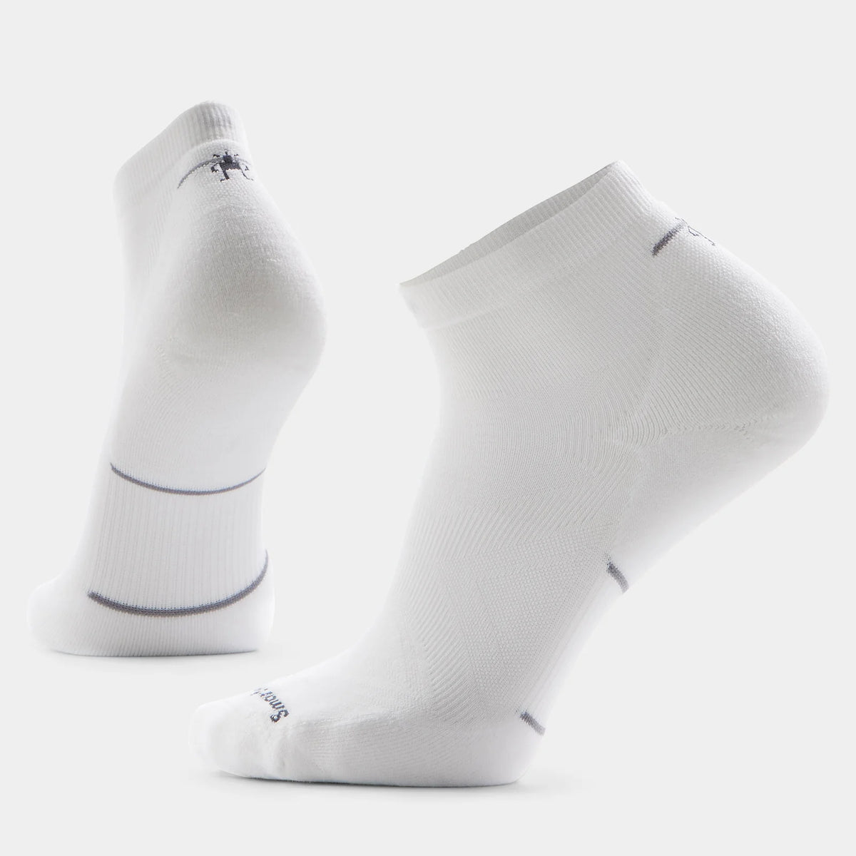 Smartwool Run Targeted Cushion Ankle Socks White White