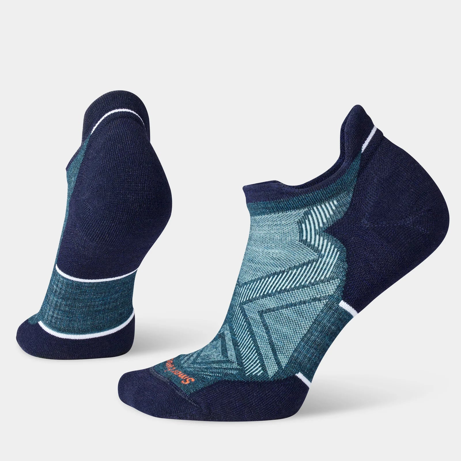 Smartwool Womens Run Targeted Cushion Low Ankle Socks Twilight Blue